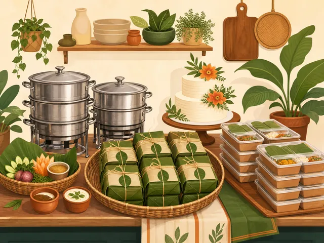 Ilustrasi layanan kue dan katering