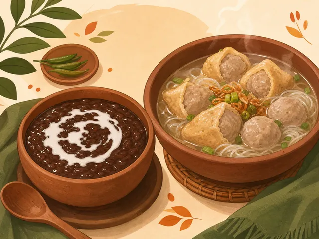Ilustrasi jenang dan tahu bakso