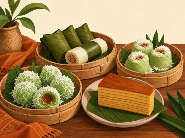 Ilustrasi aneka kue basah