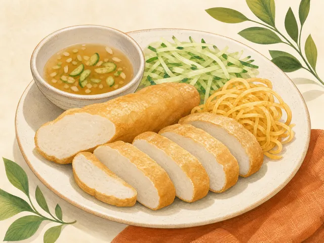 Ilustrasi hidangan pempek